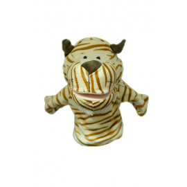 عرائس يد حيوانات فرو فاخرة  بفم صيني