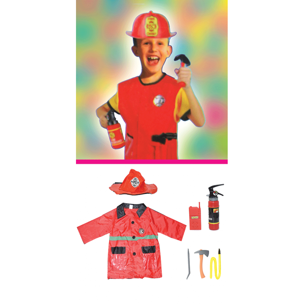 ملابس المهن للصغار رجل الدفاع المدني