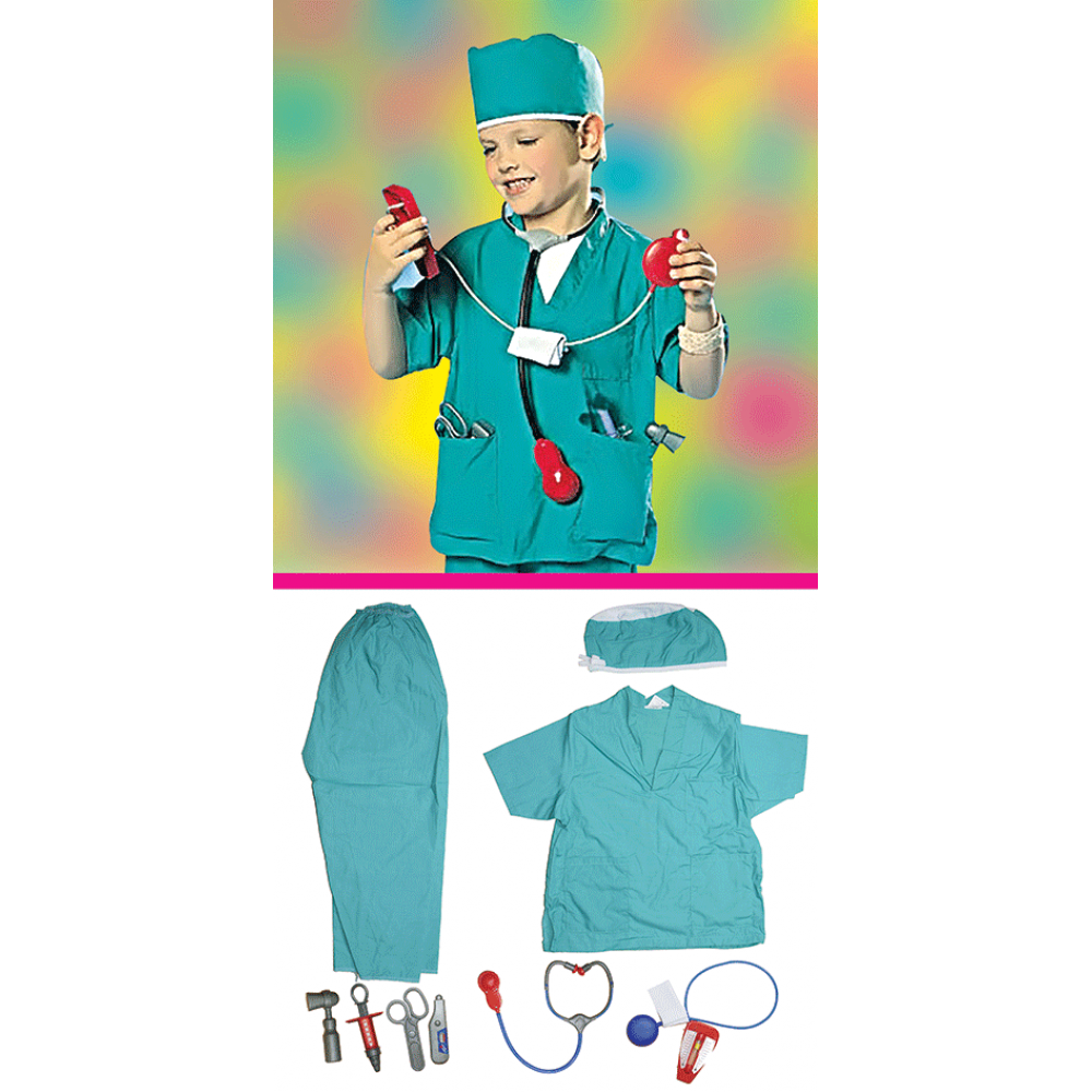 ملابس المهن للصغار طبيب العمليات