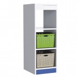 وحدة تخزين 3 خانات رأسي (بدون السلات)