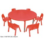 طاولة دائرية خشب 90 سم