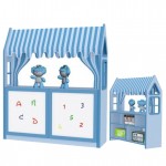 مسرح بوحدة تخزين وسبورة