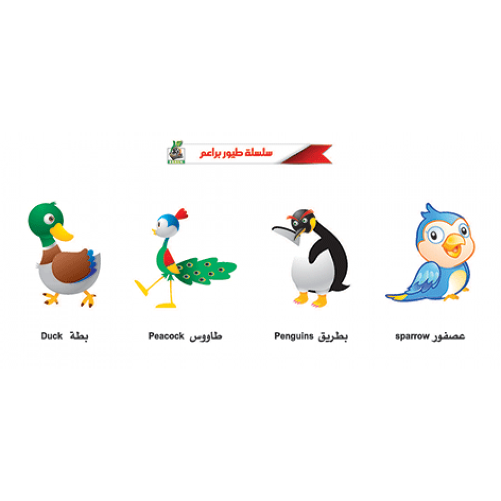 مسطرة طيور براعم